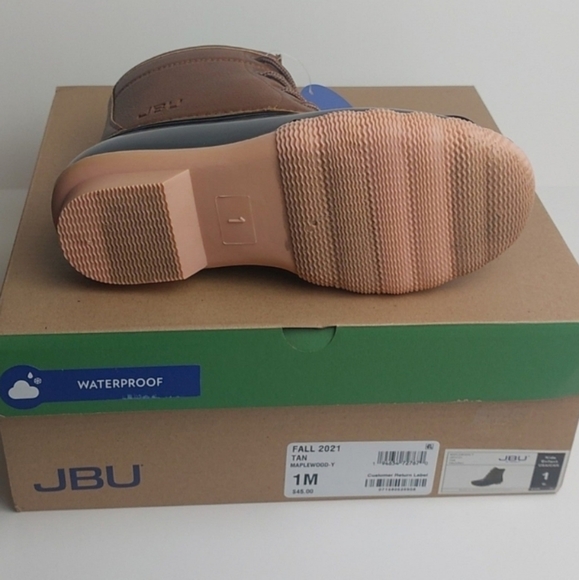 JBU Little boys Maplewood casual Duck tan  Boots size 1M - Picture 5 of 6